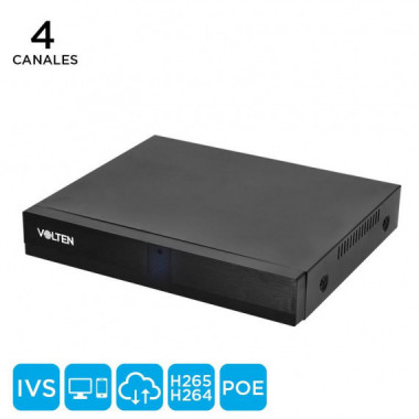Videograbador 4 Canales 4K Nvr VOLTEN
