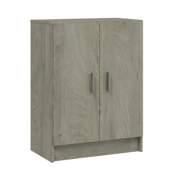 Armario Multiusos bajo 80X59X37CM Roble Alaska MOMI