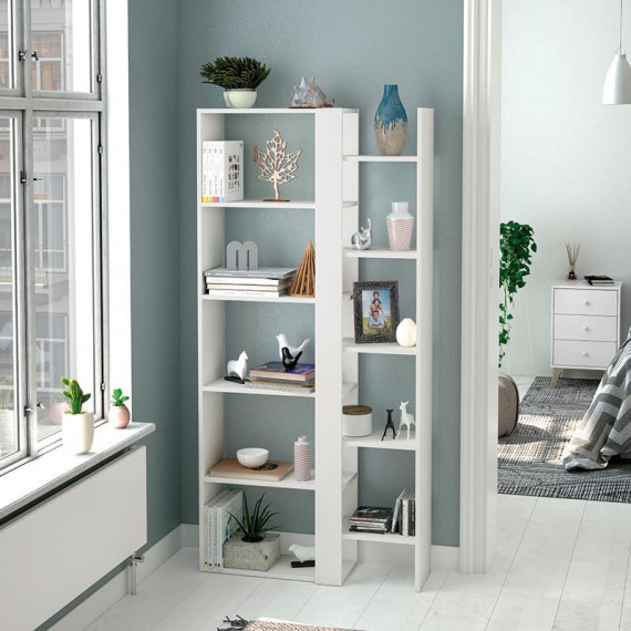 Estantería Blanco Artik MOMI 162X78X25 Cm