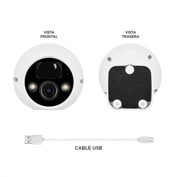 Cámara de Seguridad HD Tipo Bullet Alarma 3MP VOLTEN - Guanxe Atlantic Marketplace
