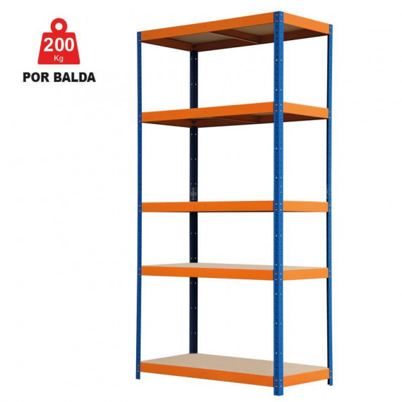 Estanteria Metalica 180X120X50 Cm 200 Kgs AIRMEC
