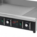 Plancha Eléctrica Industrial 4.400W Placa Mixta LARRYHOUSE