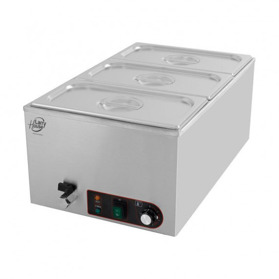 Baño Maria Industrial 3 Cubetas 1.200W LARRYHOUSE