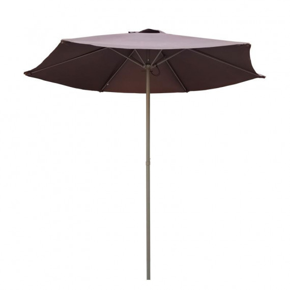 Parasol Acero Marron DONNA GARDEN 2.10 Metros
