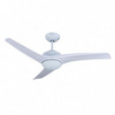 Ventilador de Techo Blanco con Luz 3 Aspas 132CM LARRYHOUSE