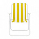 Silla 42X52X75CM Amarilla Serie Savonia DONNA GARDEN