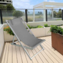 Silla - Hamaca Gris Serie Karelia DONNA GARDEN