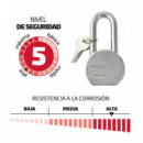 Candado Redondo Corto 65MM de Acero PAMACON