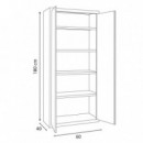 Armario Metalico Multiusos 1800X600X400 AIRMEC