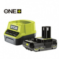 Pack Cargador + 1 Batería 18V 2.0AH One+ RYOBI