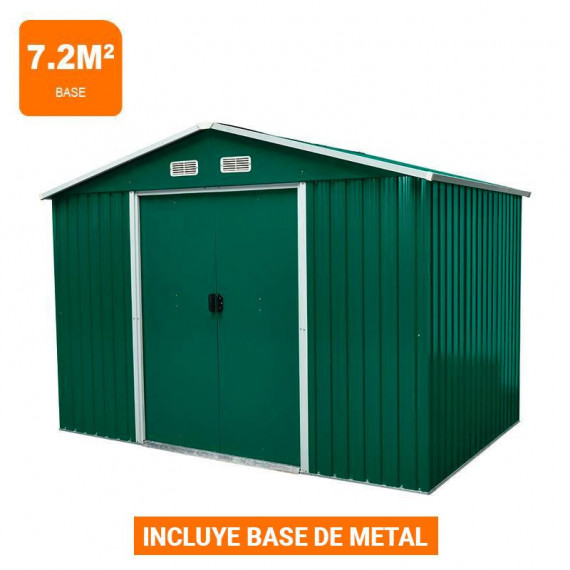 Caseta de Metal con Puertas Correderas 301X238X214 Cm (7M2) AIRMEC