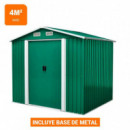 Caseta de Metal con Puertas Correderas 174X236X206CM (4M2) AIRMEC