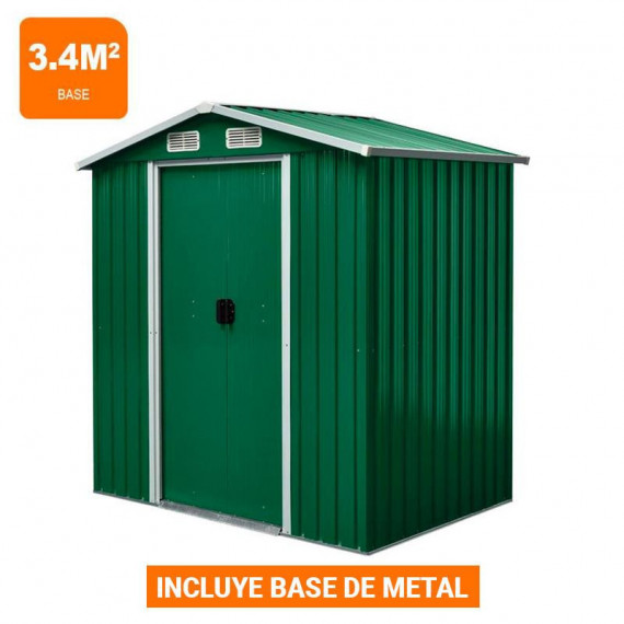 Caseta de Metal con Puertas Correderas 174X194X200CM (3.4M2) AIRMEC