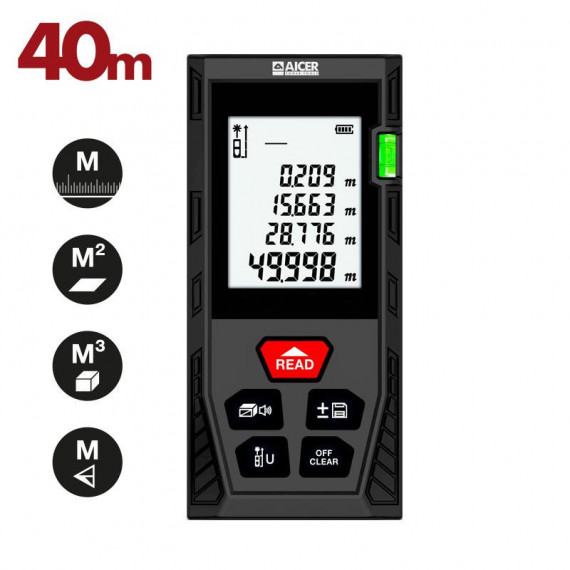 Medidor Laser 40 Metros AICER