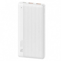 Powerbank 2 Puertos 10000MAH Blanco USAMS