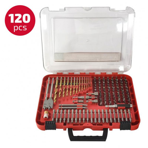 Juego de Brocas y Puntas Destornillador 120 Pcs PAMACON