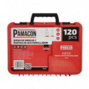 Juego de Brocas y Puntas Destornillador 120 Pcs PAMACON