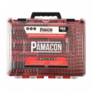 Juego Puntas Destornillador de Impacto 180 Pcs PAMACON