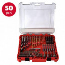 Juego de Brocas y Puntas Destornillador 50 Pcs PAMACON