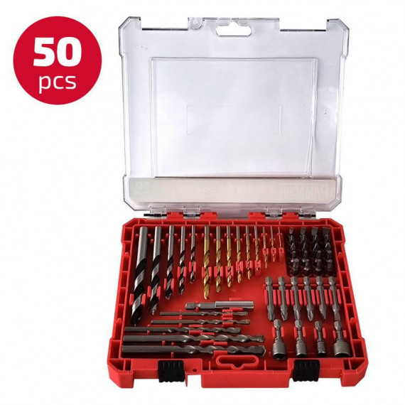 Juego de Brocas y Puntas Destornillador 50 Pcs PAMACON
