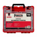 Juego Puntas y Brocas 300 Pcs PAMACON
