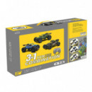 Coche de Carreras Todoterreno 3 en 1 a Control Remoto 1/18