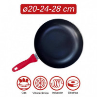 JUEGO DE SARTENES 20-24-28 CM TEFLÓN LARRYHOUSE