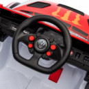 Coche Bateria Rally Wrc Rojo y Blanco