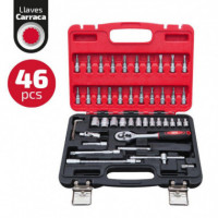 Juego de Vasos 1/4" Cv 46 Pcs PAMACON