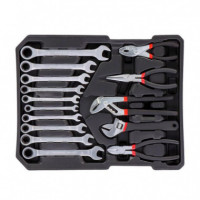 Maleta de Herramientas 186 Pcs + Llaves Chicharra PAMACON