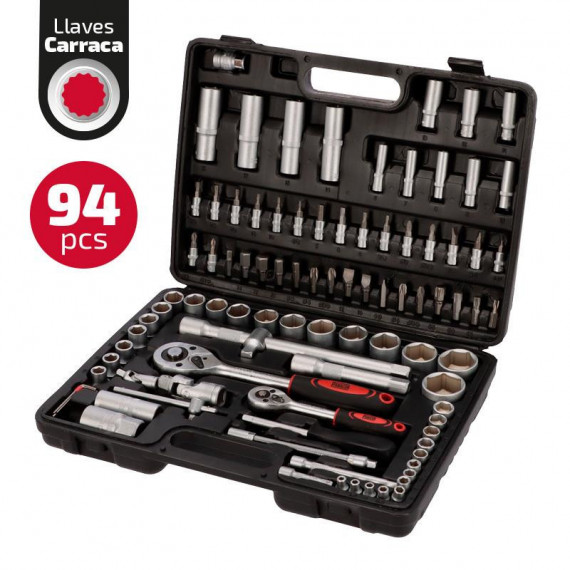 Maletín Herramientas C.v 94 Piezas 1/4"-1/2" PAMACON