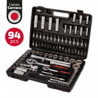 Maletín Herramientas C.v 94 Piezas 1/4"-1/2" PAMACON