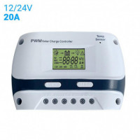 Controlador de Carga Solar Pwm 12V/24V 20A VOLTEN - Guanxe Atlantic Marketplace