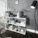 Estanteria Athena 97X110X24CM Blanco Brillo  MOMI