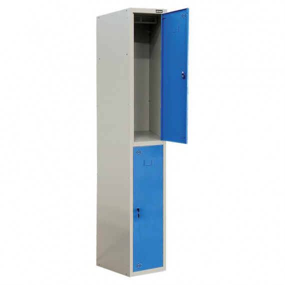 Taquilla Metalica Azul 2 Puertas 1800X300X500MM AIRMEC