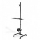 DIGITUS Estacion de Trabajo Portatil con Ajuste de Altura Individual