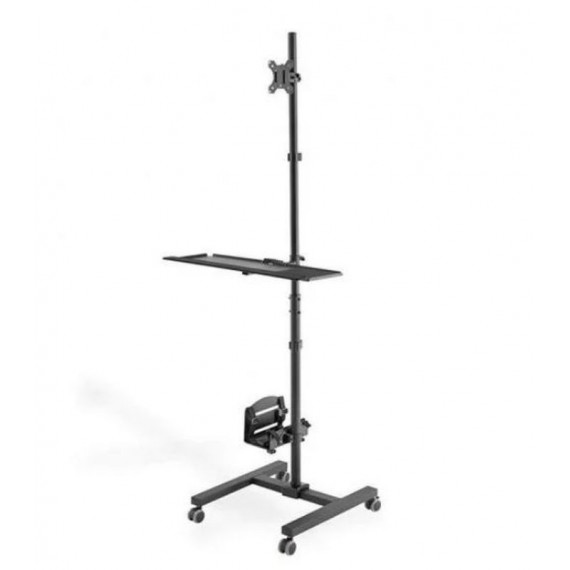 DIGITUS Estacion de Trabajo Portatil con Ajuste de Altura Individual