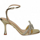 Sandalia Lazo Strass Piel Ro  LOLA CRUZ