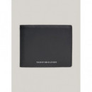 Cartera de Piel para Monedas y Tarjetas de TOMMY HILFIGER