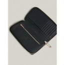 Cartera Iconic Grande con Monogramas Th de TOMMY HILFIGER