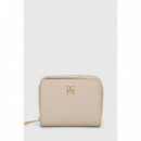 Cartera Iconic Mediana con Monogramas Th de TOMMY HILFIGER