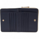 Cartera Iconic Mediana con Monogramas Th de TOMMY HILFIGER