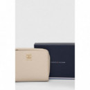 Cartera Iconic Mediana con Monogramas Th de TOMMY HILFIGER