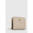 Cartera Iconic Mediana con Monogramas Th de TOMMY HILFIGER