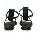Sandalia Bebe Strass Negro  S.PIERO