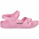 Sandalia 2 Hebillas Goma Rosa  BIRKENSTOCK