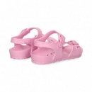 Sandalia 2 Hebillas Goma Rosa  BIRKENSTOCK