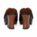 Pala Argolla Piel Negro  NOA HARMON