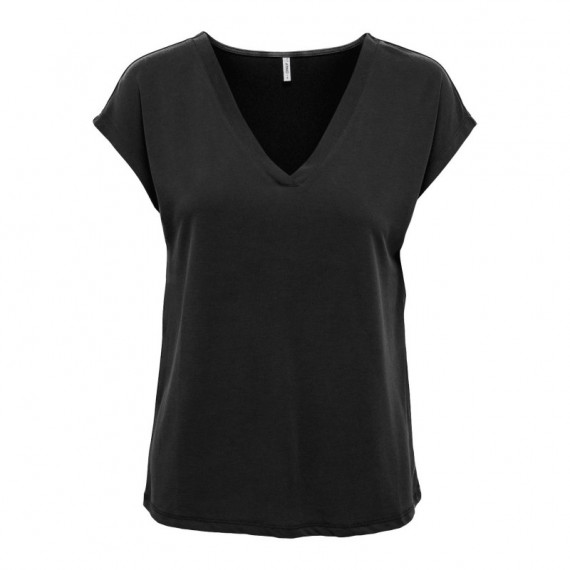 Camisas y Tops Camiseta ONLY Cuello Pico Free Black