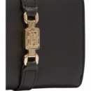 Cartera con Detalles Horsebit Th y Cremallera de TOMMY HILFIGER